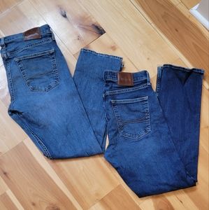 2 Pair Hollister Slim Straight Epic Flex Jean